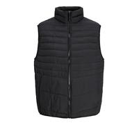 JACK&JONES PLUS Jjestate Tampon Pliable pour Collier Gilet matelassé, Noir, 6XL Homme