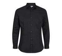 JACK&JONES PLUS Jjprparma T-Shirt L/S Pls Chemise d'affaires, Noir/Coupe : Ample, 3XL Homme