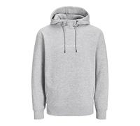 JACK&JONES PLUS Jjtree Sweat à Capuche Pls Sweatshirt, Gris Clair mélangé/imprimé : Jack & Jones, 4XL Homme
