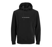 JACK&JONES PLUS Jjtree Sweat à Capuche Pls Sweatshirt, Noir/imprimé : Jack & Jones, 5XL Homme