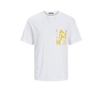 JACK&JONES PLUS Jormarbella Pocket Tee SS Crew NEC Pls T-Shirt, Blanc éclatant, XXXL Homme