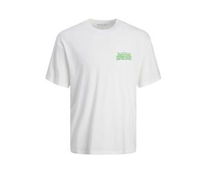 JACK&JONES PLUS Jorpixel Paradise Tee SS Crewneck TG Pls T-Shirt, Blanc éclatant, XXXXL Homme