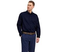 JACK&JONES PLUS Jprblacardiff T-Shirt L/S PS Noos Chemise, Blazer Bleu Marine/Coupe Ample, 6XL Homme
