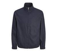 JACK&JONES PLUS Jprccwinston Linen JKT Pls Veste Courte, Bleu Marine, XXXXXXL Homme