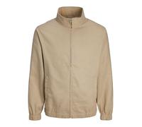 JACK&JONES PLUS Jprccwinston Linen JKT Pls Veste Courte, White Pepper, XXXXL Homme