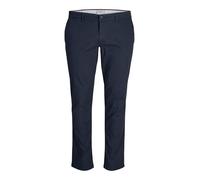 JACK & JONES PLUS Jpstmarco Jjdave LC Noos Pls Pantalon Chino, Blazer Bleu Marine, 46W x 34L Homme