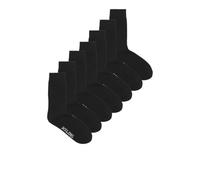 JACK&JONES PLUS Lot de 7 paires de chaussettes Jacrafael Noos PLS, Noir/pack : noir - noir - noir - noir - noir - noir, 43-46 Große Größen