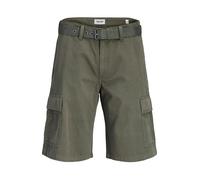 Jack & Jones Plus Pantalon cargo 'JPSTCOLE HUDSON' olive, Taille 50