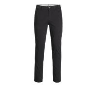 Jack & Jones Plus Pantalon chino 'JPSTMarco JJDave' noir / blanc, Taille 40
