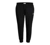 Jack & Jones Plus Pantalon 'JPSTGORDON' noir / blanc, Taille 31-32