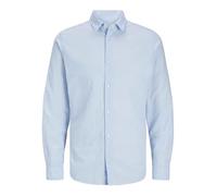 JACK & JONES Plus Size Chemise Regular Fit | Regular Fit, Uni, Manches longues, Casual, Température maximale 40°C programme très doux