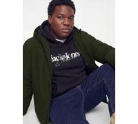 JACK & JONES Plus Size Parka | Regular Fit, Manches longues, Longueur genou, Rain Gear, Température maximale 30°C programme doux