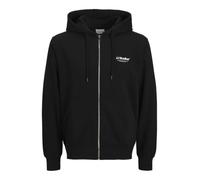 JACK & JONES Plus Size Sweat À Capuche Zippé Imprimé | Regular Fit, Imprimé, Manches longues, Casual, Température maximale 40°C programme très doux