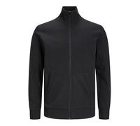 JACK & JONES Plus Size Sweat À Fermeture Éclair Uni | Standard Fit, Uni, Manches longues, Casual, Température maximale 40°C programme très doux
