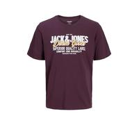 JACK & JONES Plus Size T-Shirt Logo | Standard Fit, Logo, Manches courtes, Casual, Température maximale 40°C programme très doux