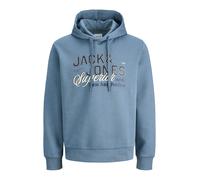 Jack & Jones 12258873 Plus Size Hoodie Bleu 5XL / Regular Homme