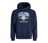Jack & Jones Plus Sweat-shirt gris / violet / blanc, Taille 7XL