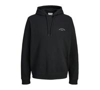Jack & Jones Plus Sweat-shirt 'JJCollege' noir / blanc, Taille 4XL