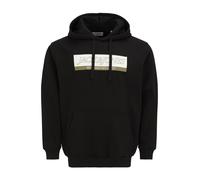 Jack & Jones Plus Sweat-shirt 'JORInwood' or / noir / blanc cassé, Taille 7XL