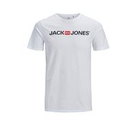 Jack & Jones Plus T-Shirt bleu marine / grenadine / blanc, Taille 7XL