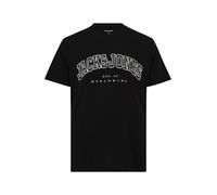 Jack & Jones Plus T-Shirt 'JJECALEB' anthracite / noir / blanc, Taille 8XL
