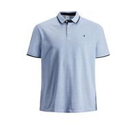 Jack & Jones Plus T-Shirt 'JJEPAULOS' bleu marine / bleu clair, Taille XXL
