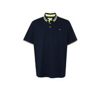 Jack & Jones Plus T-Shirt 'JJEPAULOS' marine / jaune fluo / blanc, Taille 6XL