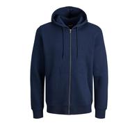 JACK & JONES Jjebradley Sweat À Capuche Zippé Noos Pls Homme Veste Sweat-Shirt, Marine, 6XL Grande taille