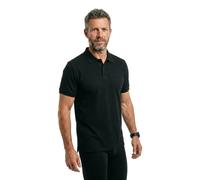 Jack & Jones Polo Austin Homme – Grande taille manches courtes avec logo – Noir 3XL
