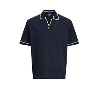 Polo en tricot collier et design rétro