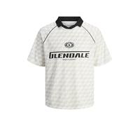 JACK & JONES Polo Imprimé | Loose Fit, Imprimé, Manches courtes, Casual, Température maximale 30°C programme doux