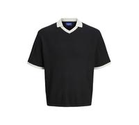 JACK & JONES Polo Tricoté | Relaxed Fit, Manches courtes, Casual, Température maximale 40°C programme doux