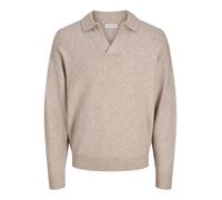 JACK & JONES Polo tricoté uni pour Homme, Atmosphere, XL