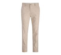 JACK & JONES Premium Pantalon habillé JPRRIVIERA Pantalons de Tailleur Slim Fit Beige 46 Beige 46