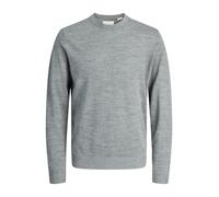JACK & JONES Premium Pull en Maille Pull en Maille Medium Grey Melange L Medium Grey Melange L
