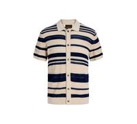 Jack & Jones Premium Vestes en maille 'Bluhamilton' beige / bleu, Taille L