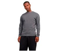 JACK & JONES Pull à col Rond à Manches Longues pour Homme de Base de Sweat-Shirt Monochrome JJEBRADLEY, Couleurs:Gris, Taille Chandail:XL