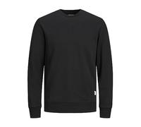 JACK & JONES Pull à col Rond pour Homme JJEBASIC de Base de, Couleurs:Noir, Taille Chandail:L