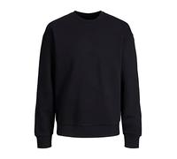 JACK & JONES Pull à Manches Longues col Rond de Base pour Homme sans Capuche - Pull Chaud JJESTAR, Couleurs:Noir, Taille Chandail:L