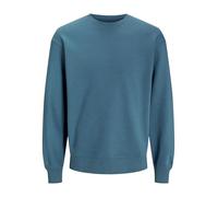 JACK & JONES Pull à Manches Longues col Rond de Base pour Homme sans Capuche - Pull Chaud JJESTAR, Couleurs:Bleu-foncé, Taille Chandail:XL