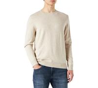 Jack & Jones Pull col rond Jjeemil en maille Noos homme Oatmeal mélangé M