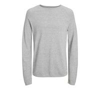 JACK & JONES Pull en Tricot col Rond pour Hommes Basique à Manches Longues en Coton JJEHILL