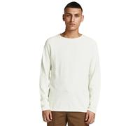 JACK & JONES Pull en Tricot col Rond pour Hommes Basique à Manches Longues en Coton JJEHILL