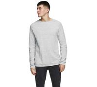 JACK & JONES Pull en Tricot col Rond pour Hommes Basique à Manches Longues en Coton JJEHILL