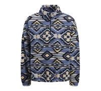 JACK & JONES Pull-over 'Diamond' beige / bleu / noir, Taille M
