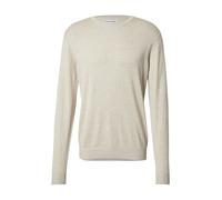 Jack & Jones Pull col rond en maille Jjeemil Noos Oatmeal/Detail:melange XL