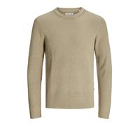 JACK & JONES Pull en maille JJEPerfect beige foncé Taille S