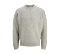 JACK & JONES Jjesoho Ollie Knit Crew Neck Sn, Gris Clair chiné, M