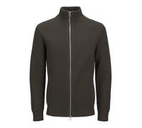 JACK & JONES RDD Veste en Tricot Unie pour Homme, Kaki, L