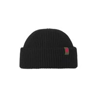 JACK & JONES Rddroyal Noos Bonnet Court tricoté, Black, Taille Unique Homme